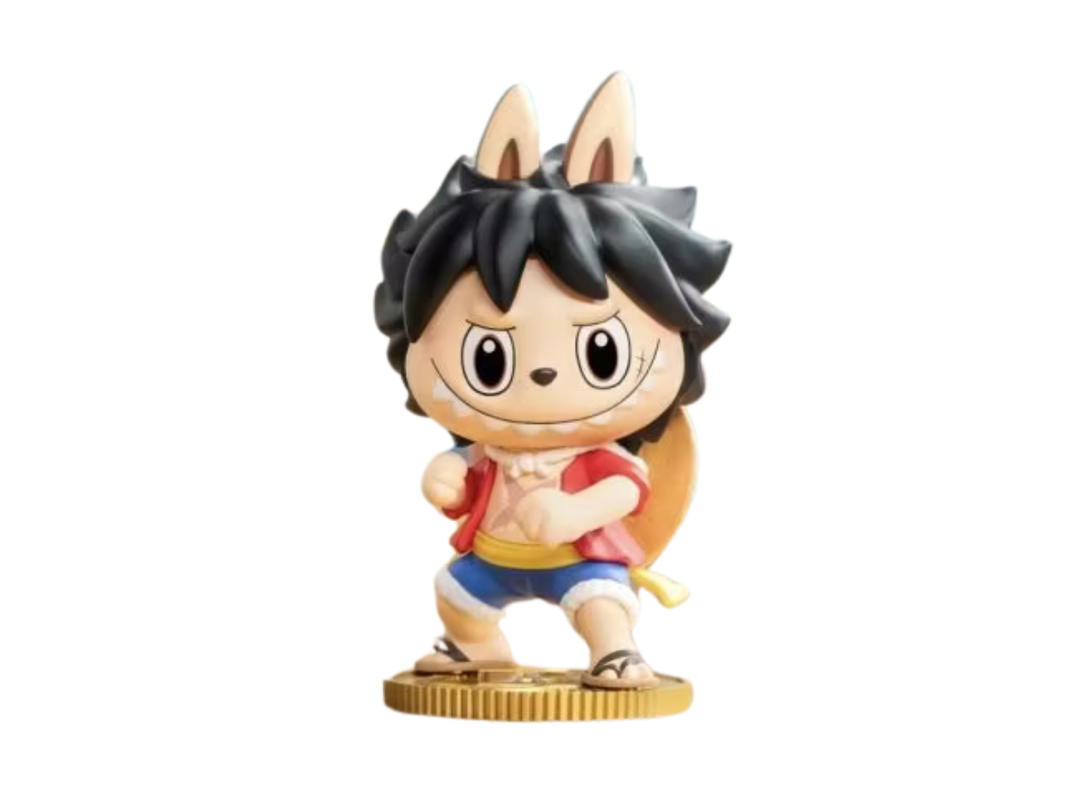 Pop Mart (เช็คการ์ด) Pop Mart Monkey.D.Luffy Labubu The Monsters x One Piece Series