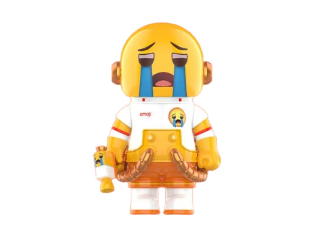 Pop Mart (เช็คการ์ด) Pop Mart 55555 Mega Space Molly 100% × Emoji? Series
