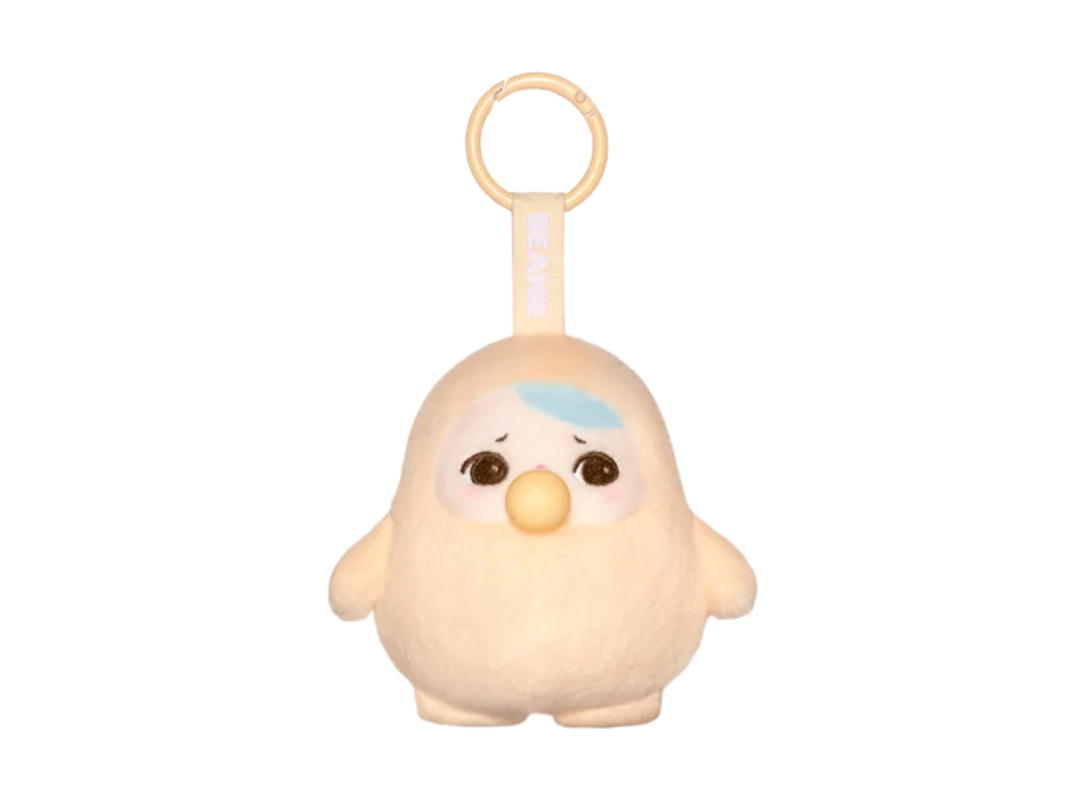 Pop Mart (เช็คการ์ด) Pop Mart Angry Bubble Pucky Beanie Bubble Up Series-Plush Pendant Blind Box