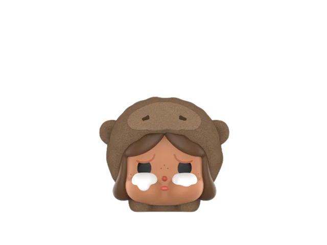 Pop Mart (เช็คการ์ด) Pop Mart Crybaby Little Lying Chimp (Secret Edition) Pop Bean Pajama Cross Dressing Series - view 1