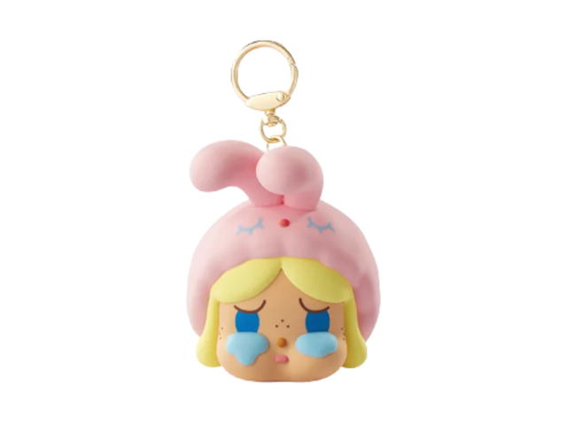 Pop Mart (เช็คการ์ด) Pop Mart Crybaby Pink Rabbit Pop Bean Pajama Party Earphone Bag - view 1