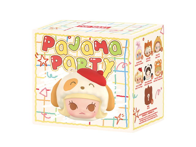 Pop Mart (เช็คการ์ด) Pop Mart Crybaby Pink Rabbit Pop Bean Pajama Party Earphone Bag - view 2