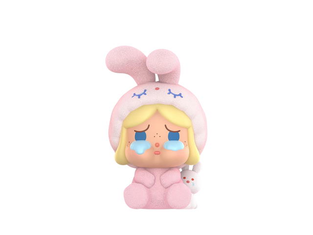 Pop Mart (เช็คการ์ด) Pop Mart Crybaby Sitting Pink Rabbit Pop Bean Pajama Cross Dressing Series - view 1
