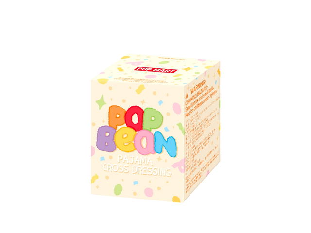 Pop Mart (เช็คการ์ด) Pop Mart Crybaby Sitting Pink Rabbit Pop Bean Pajama Cross Dressing Series - view 2