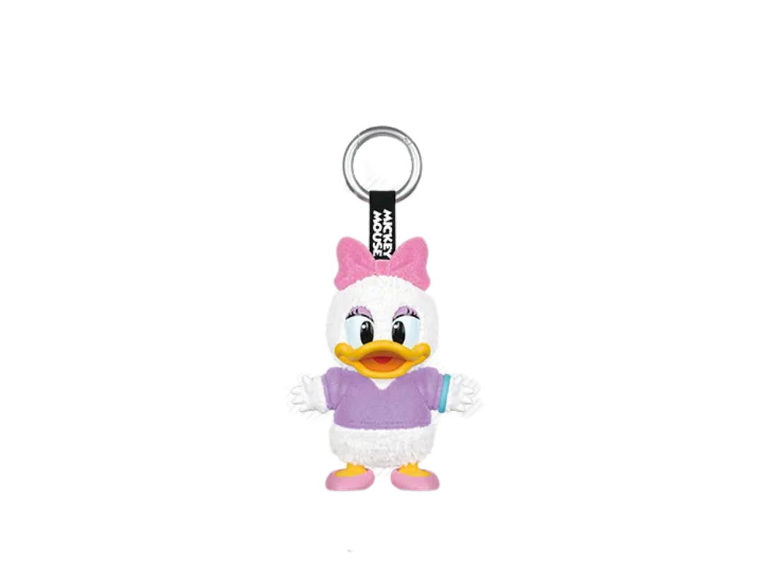Pop Mart (เช็คการ์ด) Pop Mart Daisy Mickey Family Cute Together Keychain Series Figures