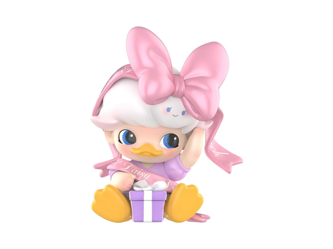 Pop Mart (เช็คการ์ด) Pop Mart Daisy's Gift Dimoo World × Disney Series Figures