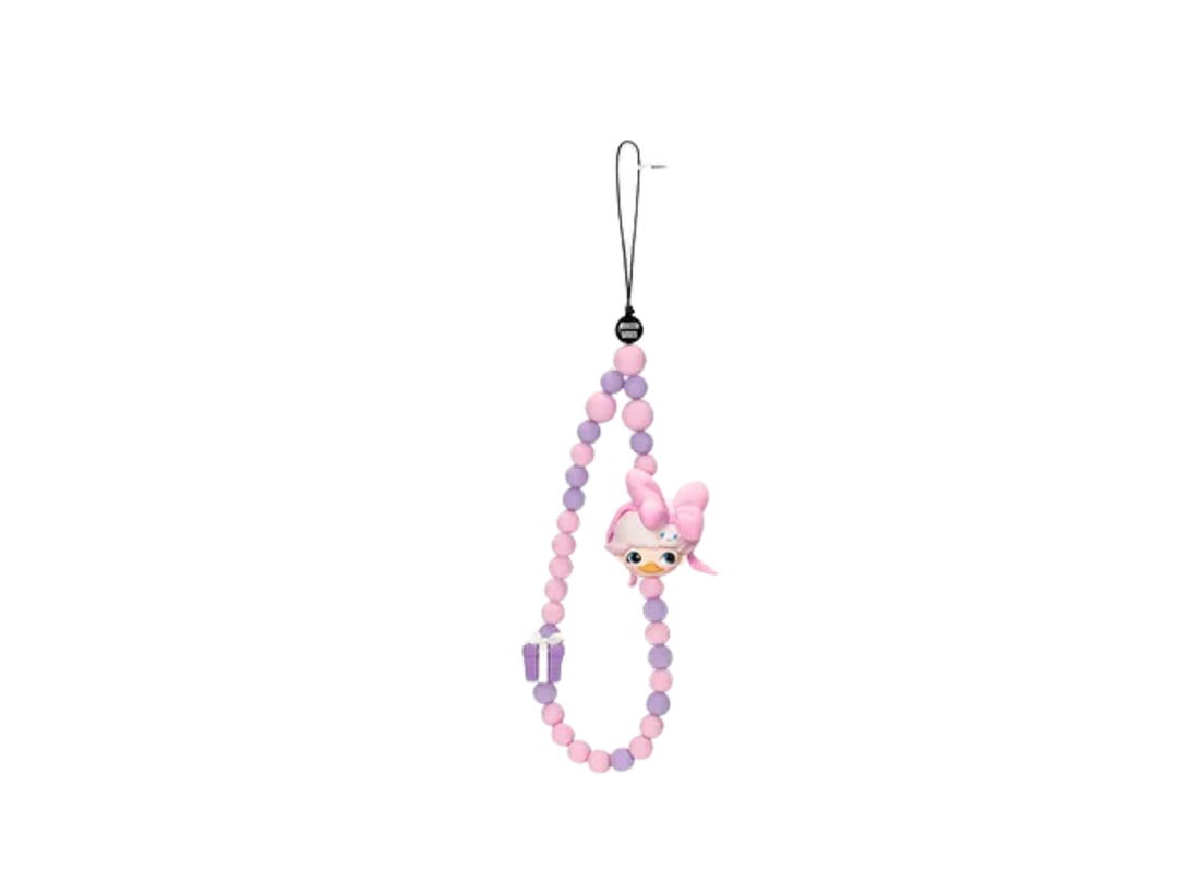 Pop Mart (เช็คการ์ด) Pop Mart Daisy's Gift Dimoo World × Disney Series-Phone Charm Blind Box