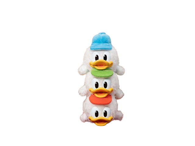 Pop Mart (เช็คการ์ด) Pop Mart Huey Dewey And Louie (Secret Edition) Mickey Family Cute Together Keychain Series Figures - view 1