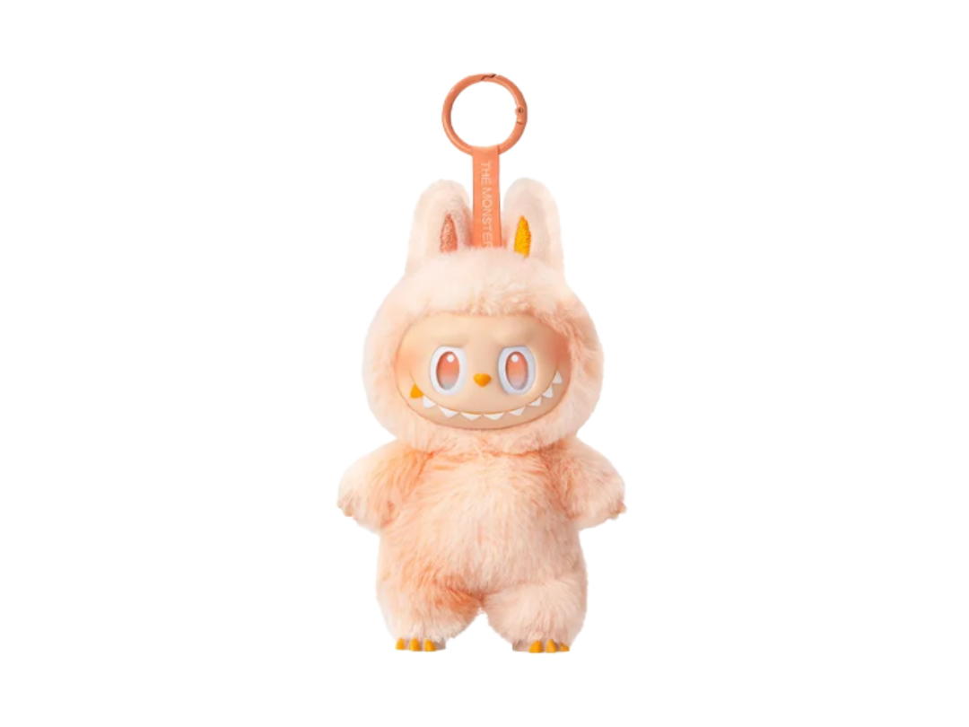Pop Mart (เช็คการ์ด) Pop Mart Happiness Labubu The Monsters Big Into Energy Series Vinyl Plush Pendant Blind Box