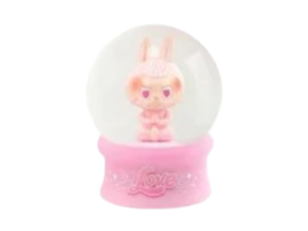 Pop Mart (เช็คการ์ด) Pop Mart Love (The Monster Labubu Big Into Energy Series Crystal Ball Blind Box)