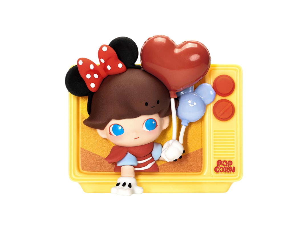 Pop Mart (เช็คการ์ด) Pop Mart Minnie's Balloon Dimoo World × Disney Series-Fridge Magnet Blind Box