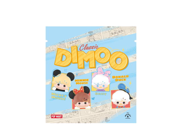 Pop Mart (เช็คการ์ด) Pop Mart Mickey Tv Pop Bean Dimoo World × Disney Classic Series (3Pcs Per Pack) - view 2