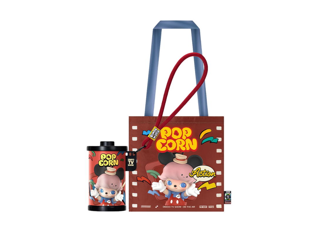 Pop Mart (เช็คการ์ด) Pop Mart Mickey TV Show Dimoo World × Disney Series-Storage Bag Blind Box