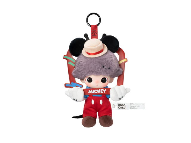 Pop Mart (เช็คการ์ด) Pop Mart Mickey TV Show (Secret Edition) Dimoo World × Disney Series Vinyl Plush Keychain Blind Box - view 1
