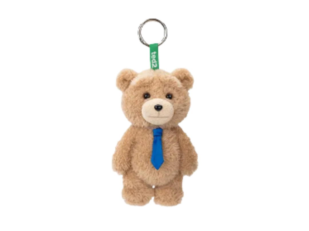 Pop Mart (เช็คการ์ด) Pop Mart Necktie Bear Ted2 Teddy Bear Action Plush Pendant