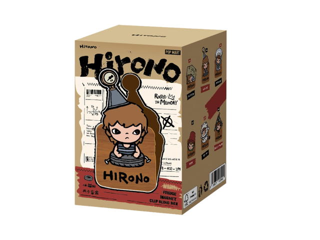 Pop Mart (เช็คการ์ด) Pop Mart Never Growing Up (Secret Edition) Hirono Echo Series - Fridge Magnet Clip Blind Box - view 2