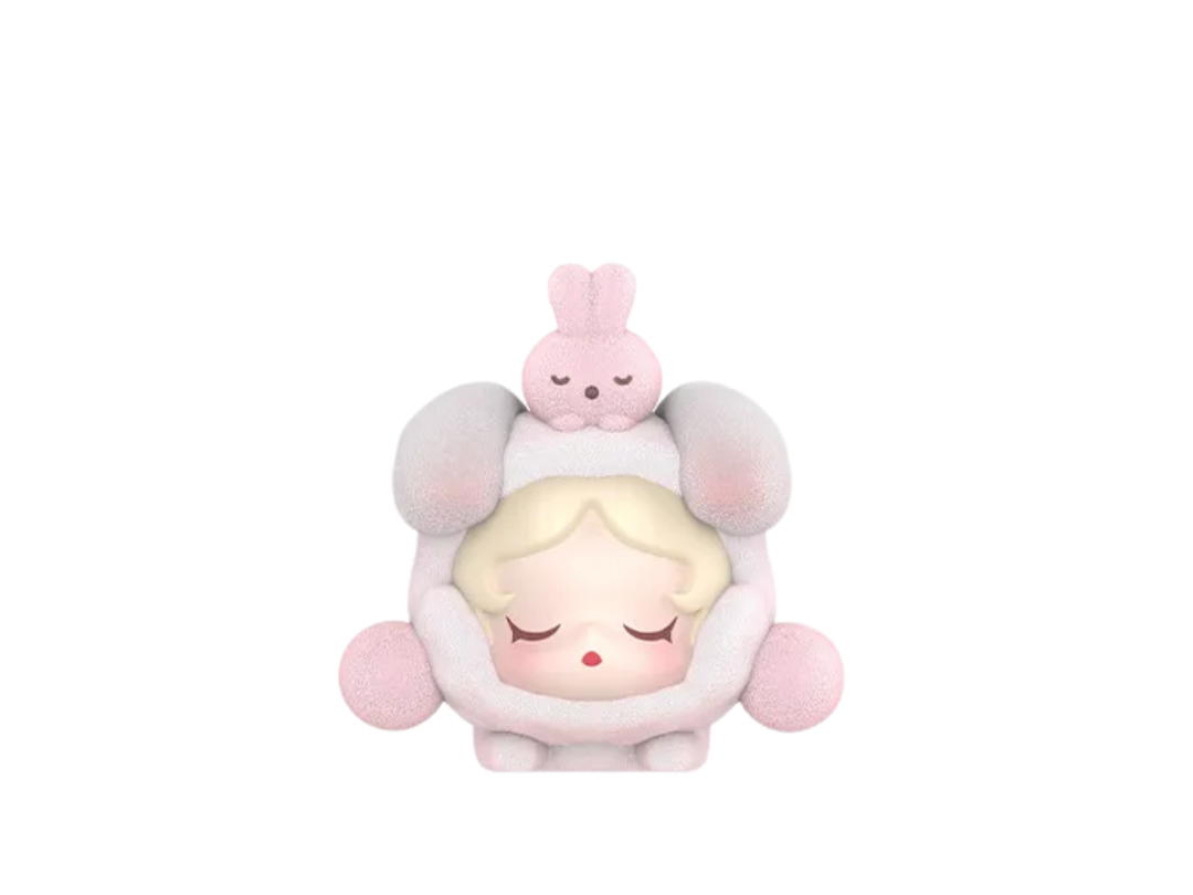 Pop Mart (เช็คการ์ด) Pop Mart Skullpanda Goodnight Rabbit (Secret Edition) Pop Bean Pajama Cross Dressing Series