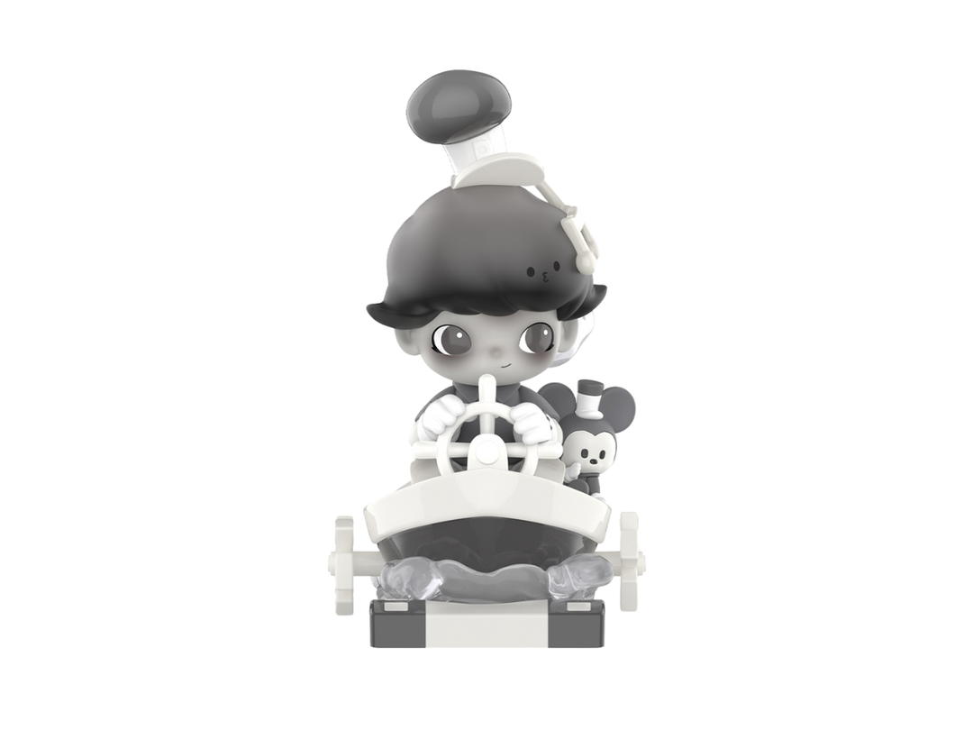 Pop Mart (เช็คการ์ด) Pop Mart The Captain Of Steamboat Willie (Secret Edition) Dimoo World × Disney Series Figures