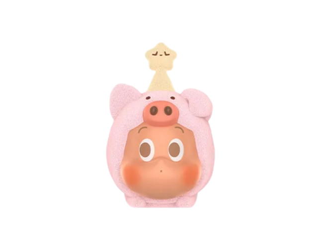 Pop Mart (เช็คการ์ด) Pop Mart Twinkle Twinkle Lying Piggy Pop Bean Pajama Cross Dressing Series - view 1