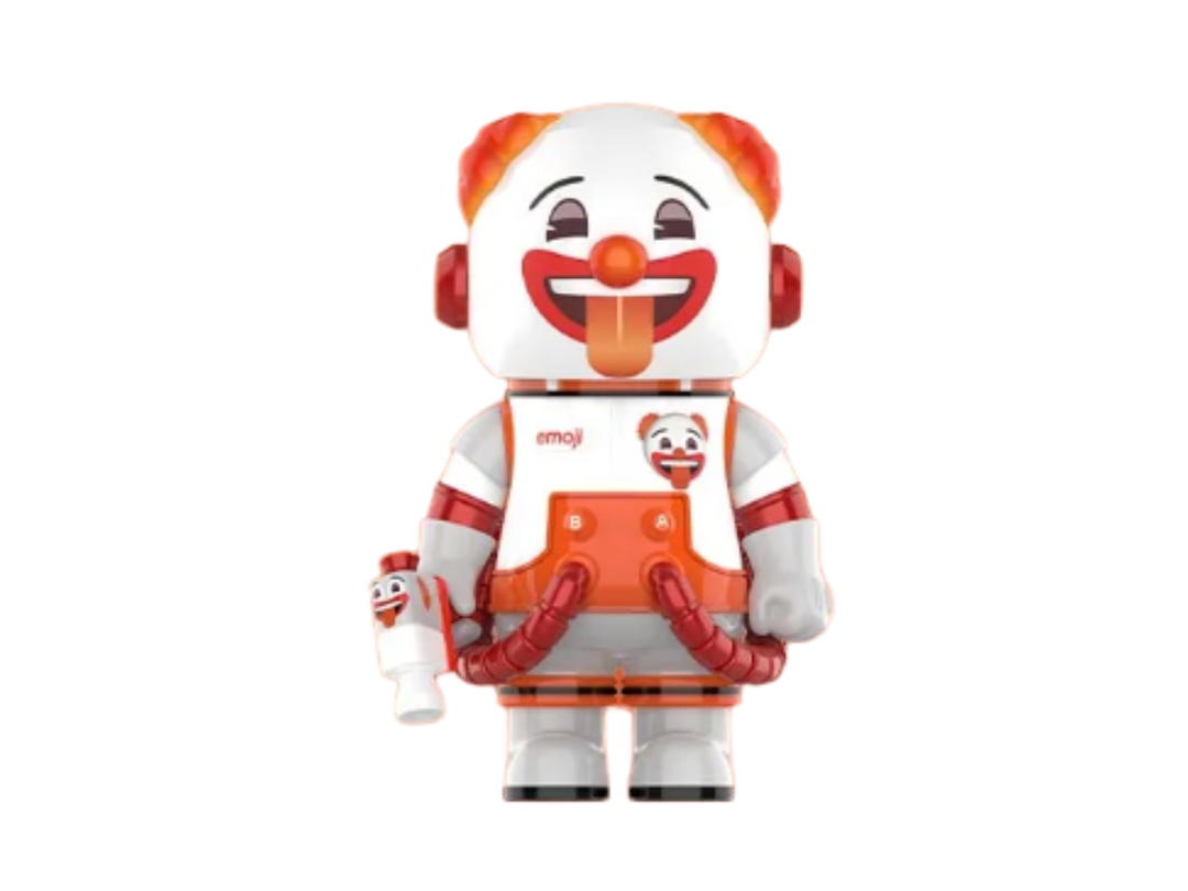 Pop Mart (เช็คการ์ด) Pop Mart Why So Serious Mega Space Molly 100% × Emoji? Series