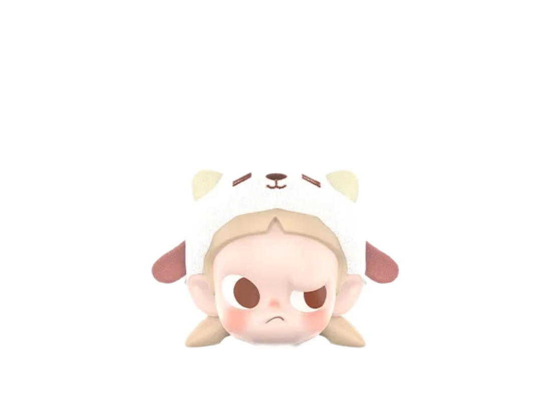 Pop Mart (เช็คการ์ด) Pop Mart Zsiga Lying Lamb Pop Bean Pajama Cross Dressing Series