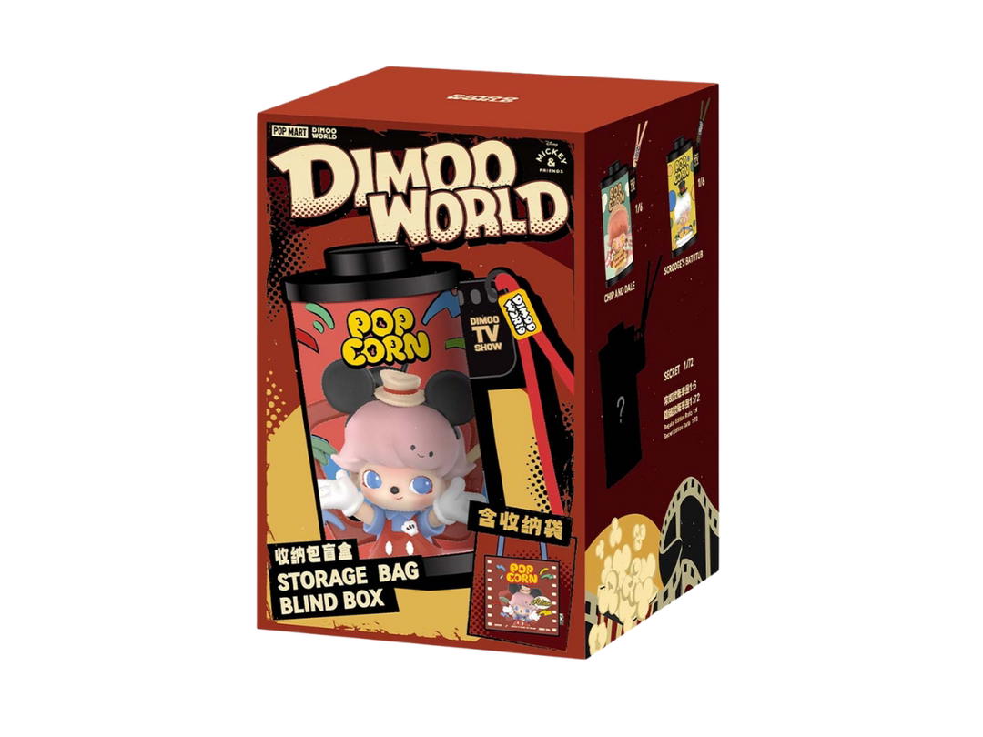 Pop Mart Pop Mart Dimoo World × Disney Series-Storage Bag Blind Box Single Box