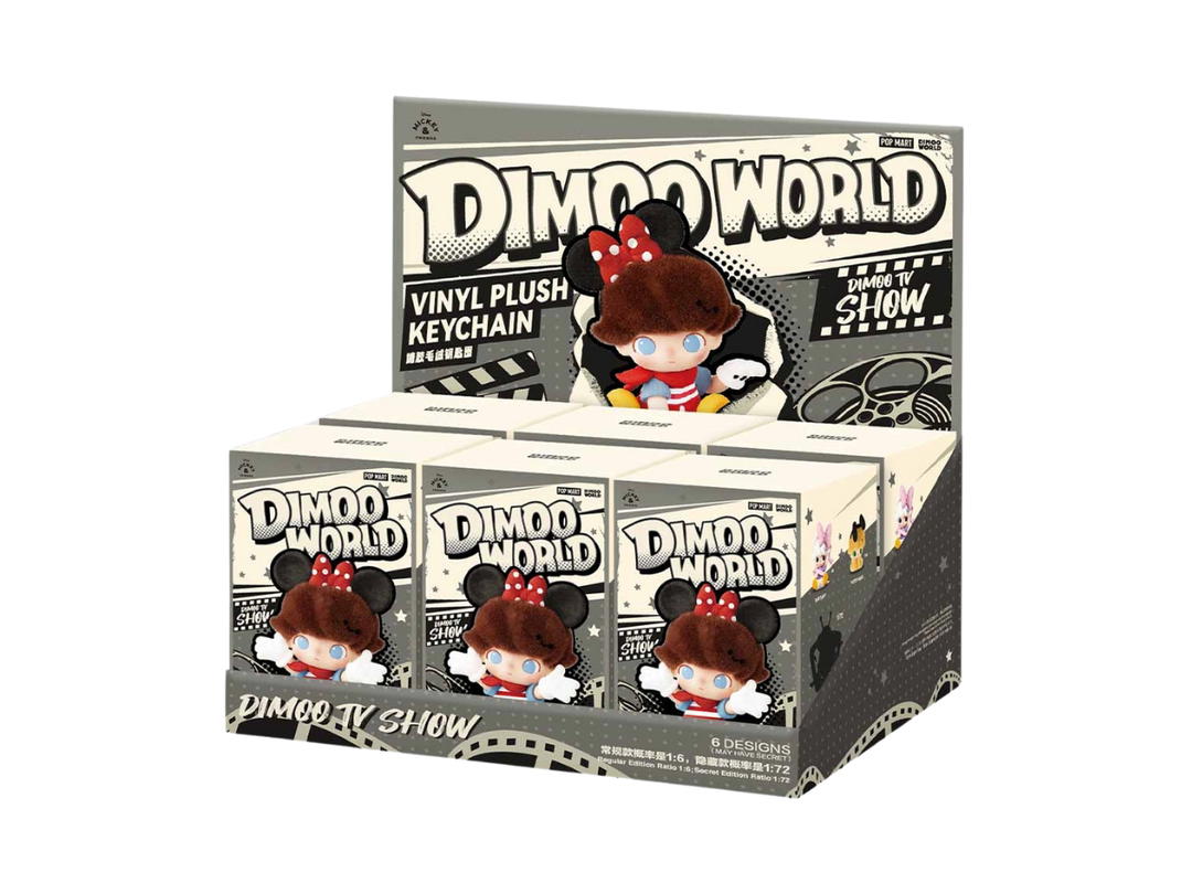 Pop Mart Pop Mart Dimoo World × Disney Series Vinyl Plush Keychain Blind Box Whole Set