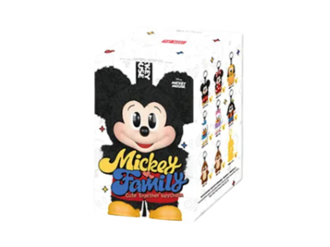Pop Mart Pop Mart Mickey Family Cute Together Keychain Series Figures Single Box