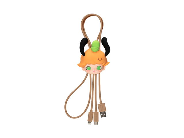 Pop Mart (เช็คการ์ด) Pop Mart Goofy's Prank Dimoo World × Disney Series-2 In 1 Cable Blind Box - view 1