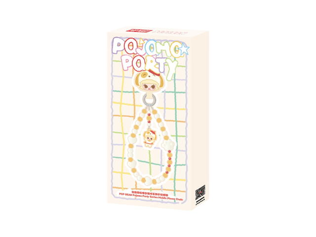 Pop Mart (เช็คการ์ด) Pop Mart Pino Jelly Gummy Bear Pop Bean Pajama Party Mobile Phone Chain - view 2
