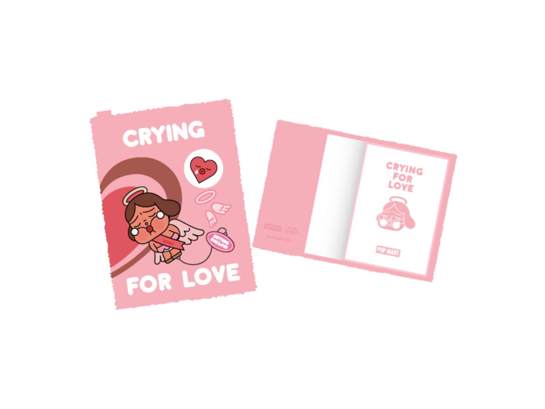 Pop Mart Pop Mart Crybaby’s Tears Series Angel Plush Notebook