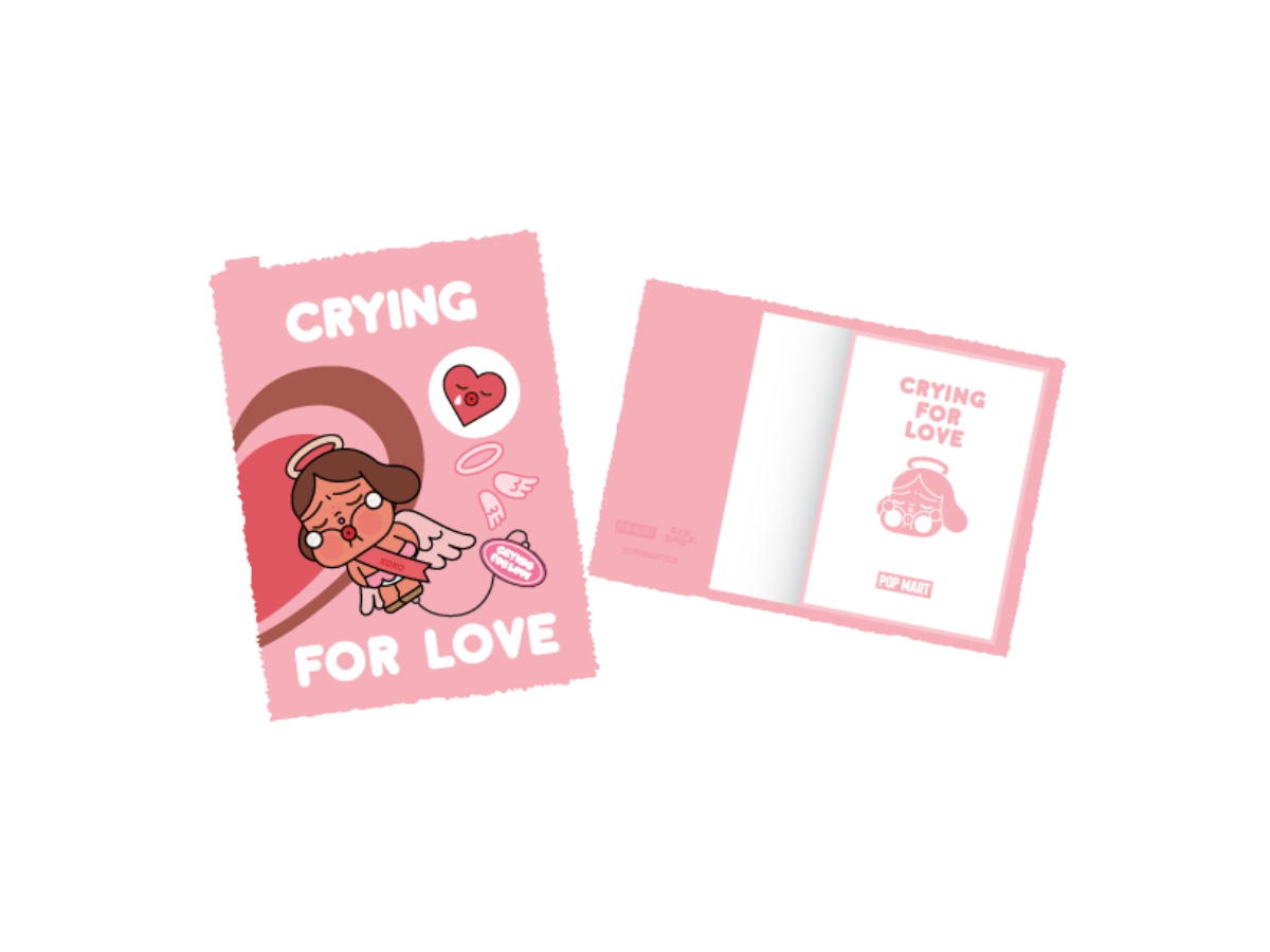 Pop Mart Pop Mart Crybaby’s Tears Series Angel Plush Notebook