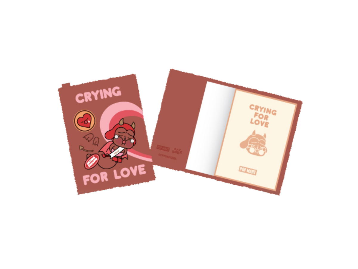 Pop Mart Pop Mart Crybaby’s Tears Series Devil Plush Notebook