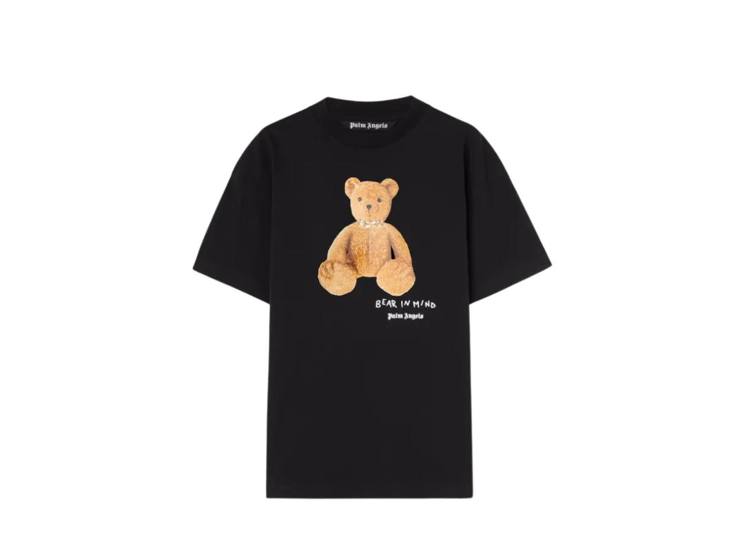 Palm Angels Palm Angels Bear in Mind T-shirt Black Brown