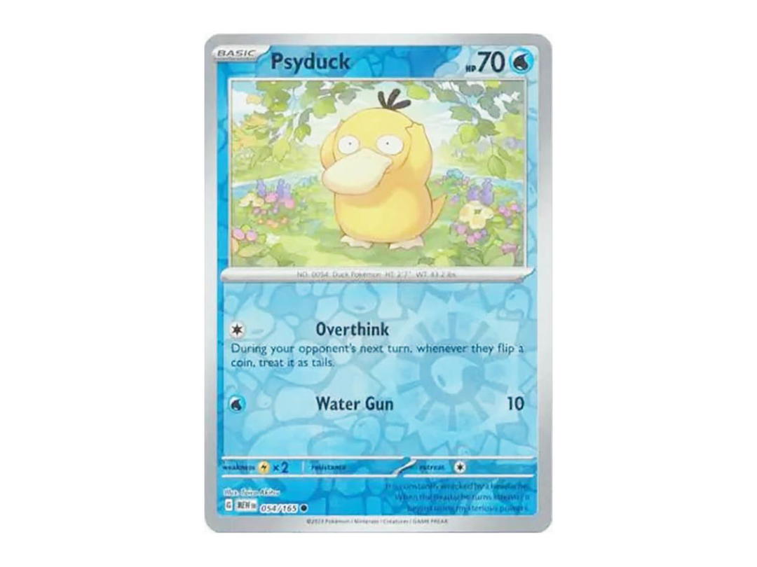Pokemon Pokemon Psyduck C :Reverse Holo [MEW EN 054/165](Scarlet & Violet "151")