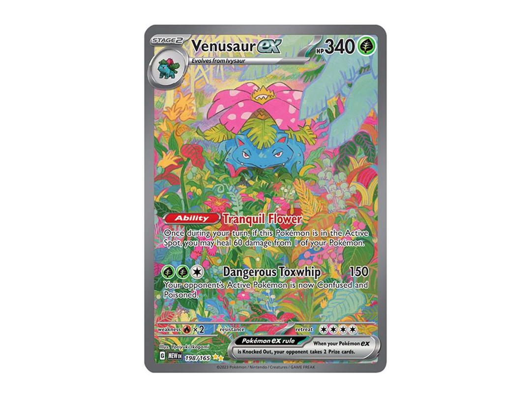 Pokemon Pokemon Venusaur ex SIR [MEW EN 198/165](Scarlet & Violet "151")