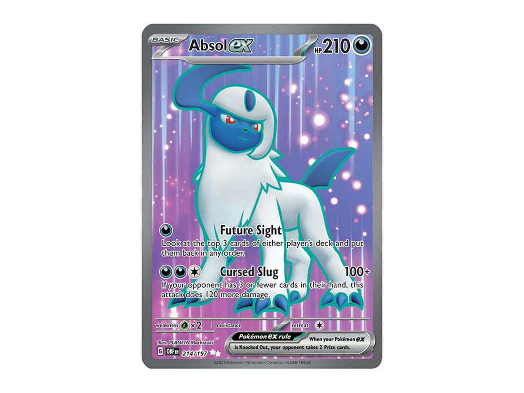 Pokemon Pokemon Absol ex UR [OBF EN 214/197](Scarlet & Violet "Obsidian Flames")