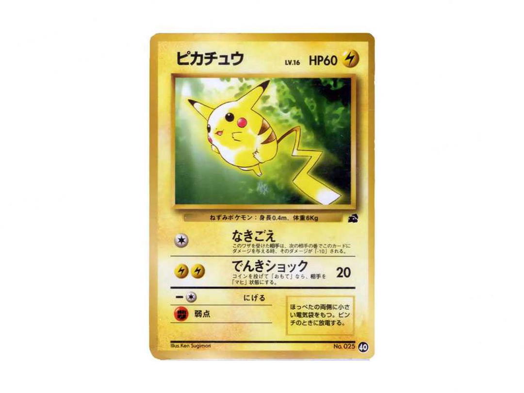Pokemon Pokemon Pikachu: Old Back[PMCGI 40](Intro Pack)