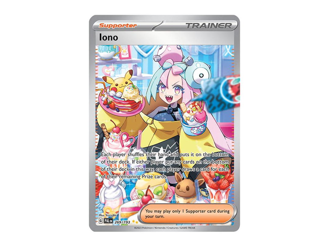 Pokemon Pokemon Iono SIR [PAL EN 269/193](Scarlet & Violet "Paldea Evolved")