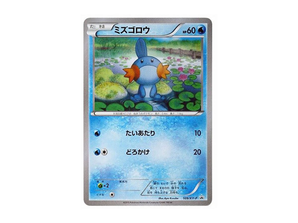 Pokemon Pokemon Mudkip P [XY-P 109](Concept Pack "Magma Vs. Aqua Double Crisis Convenience Store Purchase Bonus")