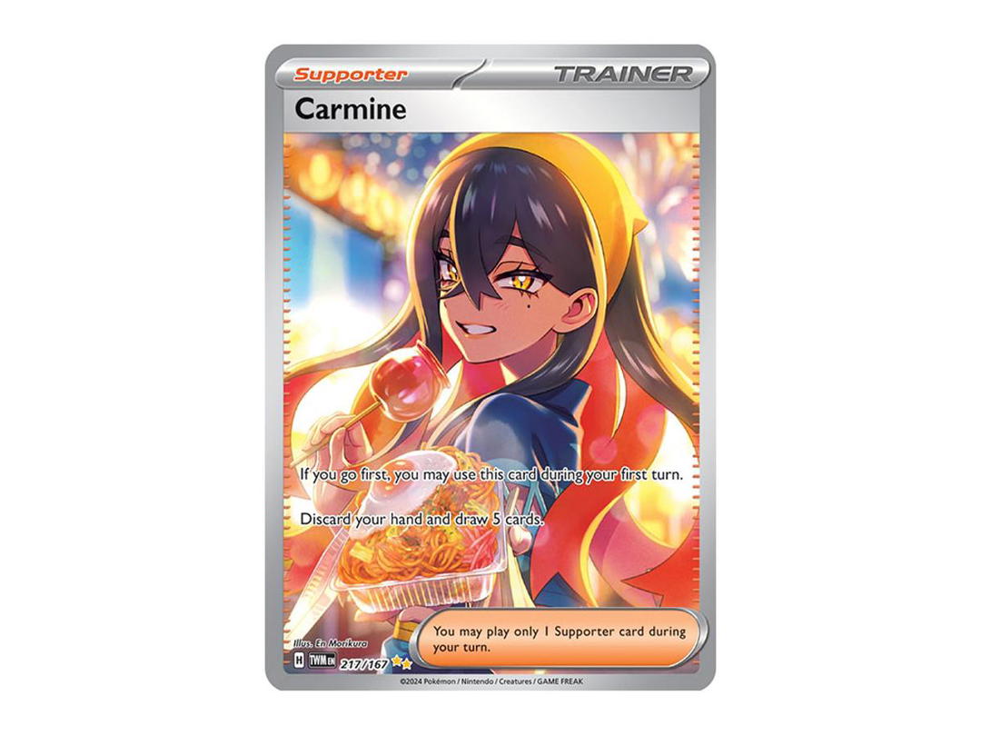 Pokemon Pokemon Carmine SIR [TWM EN 217/167](Scarlet & Violet "Twilight Masquerade")