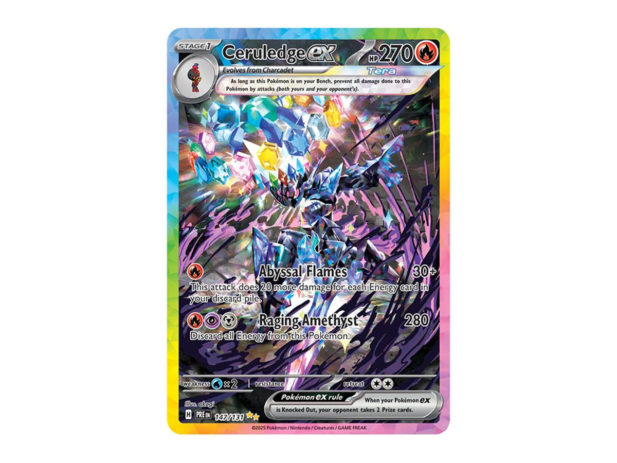 Pokemon Pokemon Ceruledge ex SIR [PRE EN 147/131](Scarlet & Violet "Prismatic Evolutions")