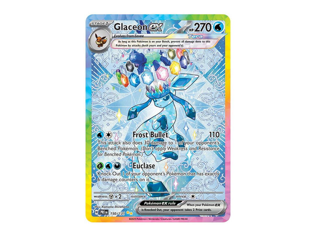 Pokemon Pokemon Glaceon ex SIR [PRE EN 150/131](Scarlet & Violet "Prismatic Evolutions")