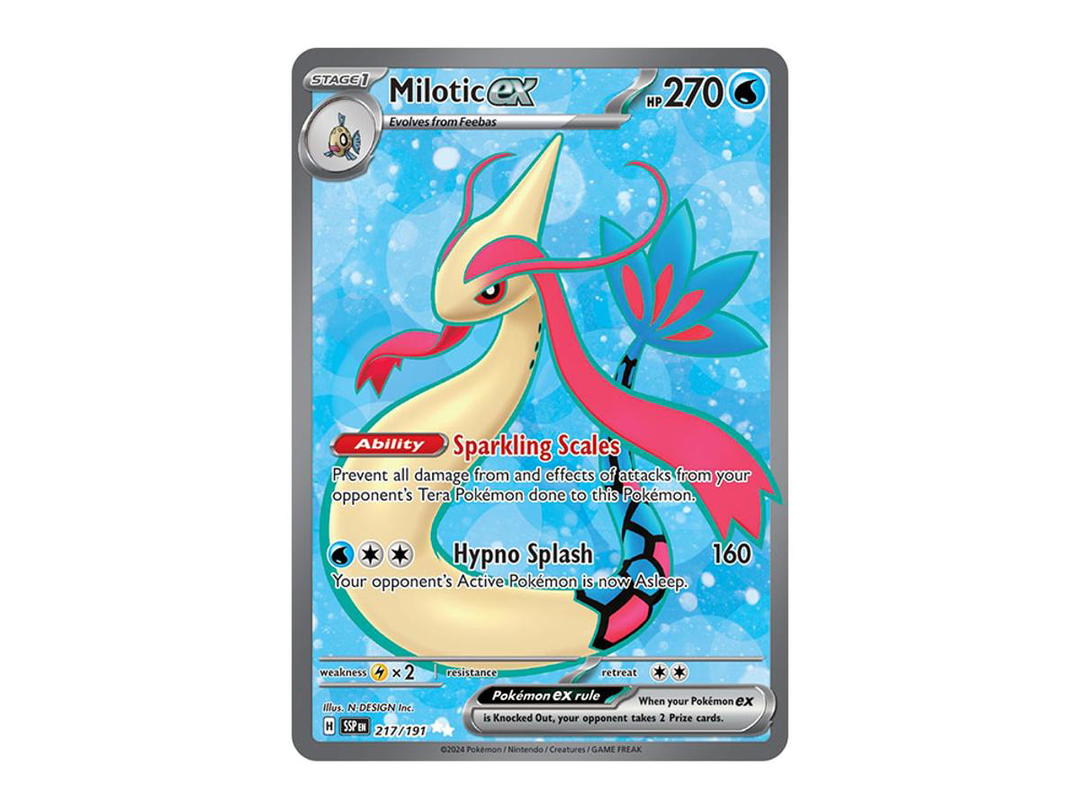 Pokemon Pokemon Milotic ex UR [SSP EN 217/191](Scarlet & Violet "Surging Sparks")