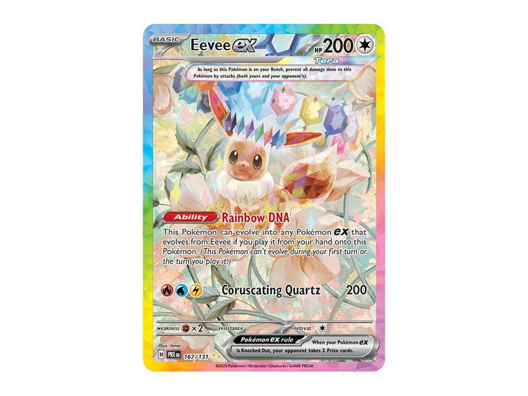 Pokemon Pokemon Eevee ex SIR [PRE EN 167/131](Scarlet & Violet "Prismatic Evolutions")