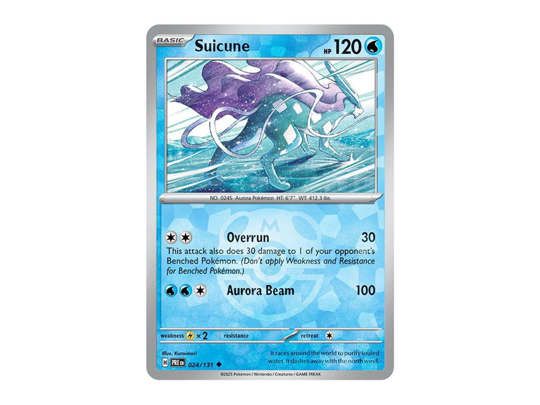 Pokemon Pokemon Suicune U :Master Ball Holo [PRE EN 024/131](Scarlet & Violet "Prismatic Evolutions")