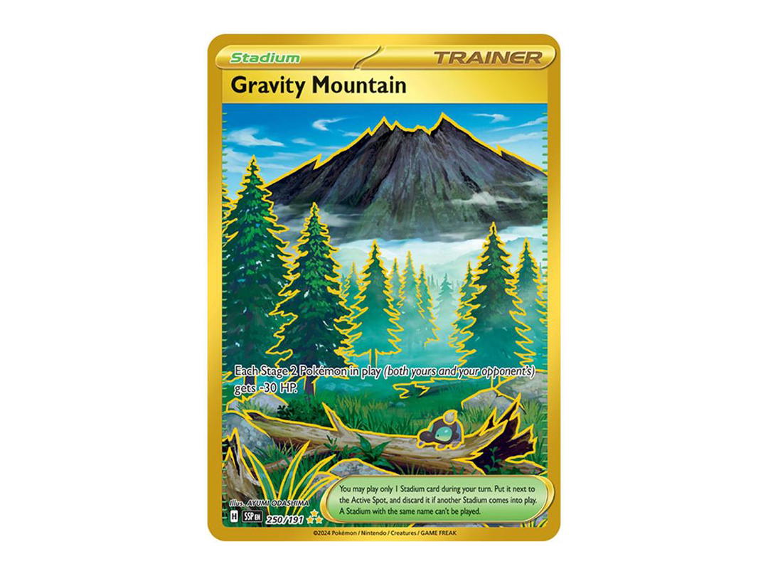 Pokemon Pokemon Gravity Mountain HR [SSP EN 250/191](Scarlet & Violet "Surging Sparks")