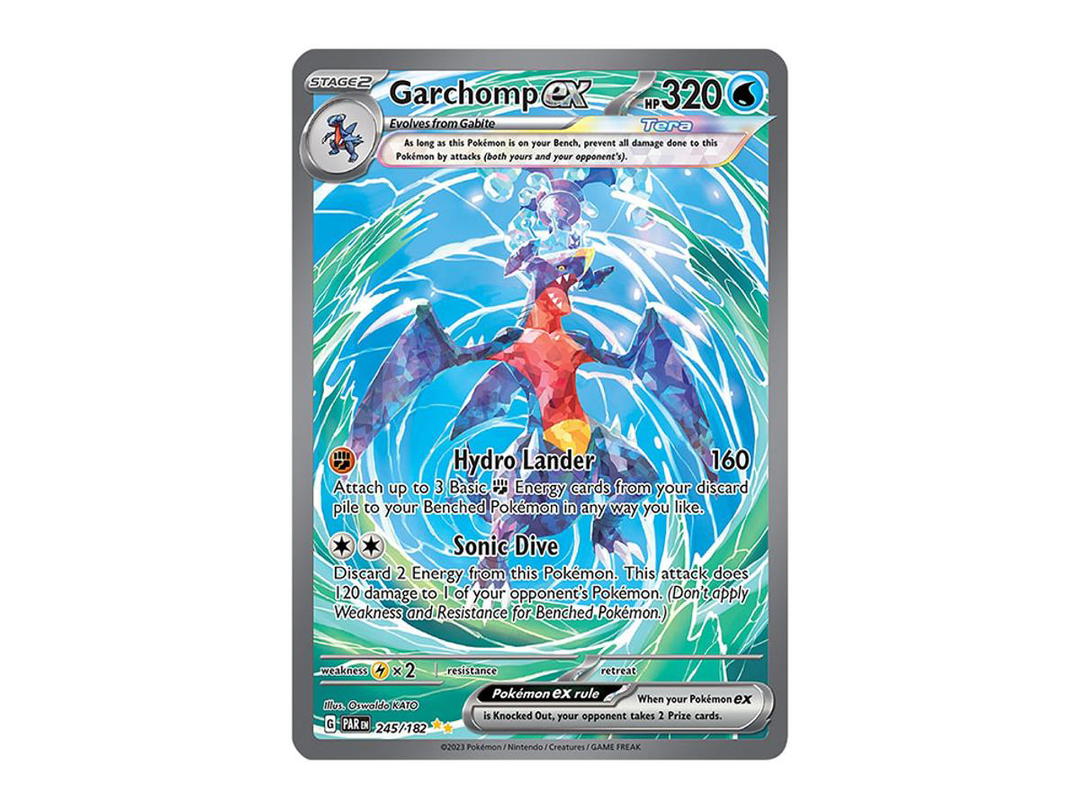 Pokemon Pokemon Garchomp ex SIR [PAR EN 245/182](Scarlet & Violet "Paradox Rift")