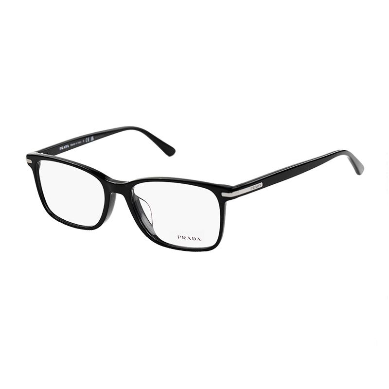 Prada Prada Plate Frame Metal Polycarbonate Lens Square Eyeglass Frames Men's