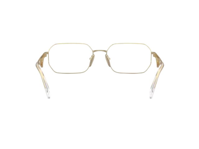 Prada Prada Eyeglasses In Pale Gold Frame - view 3